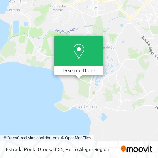 Estrada Ponta Grossa 656 map