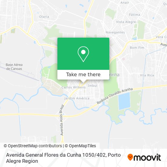 Mapa Avenida General Flores da Cunha 1050 / 402