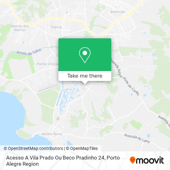 Mapa Acesso A Vila Prado Ou Beco Pradinho 24