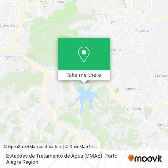 Mapa Estações de Tratamento de Água (DMAE)