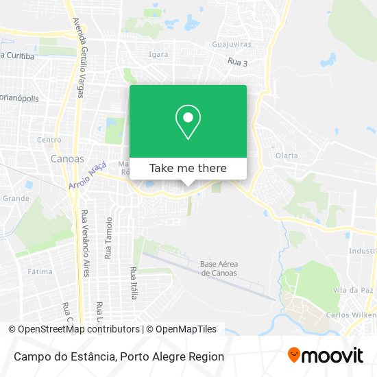 Campo do Estância map