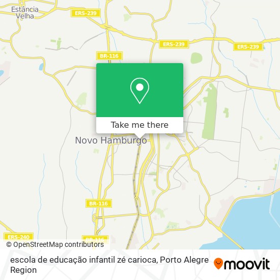 escola de educação infantil zé carioca map