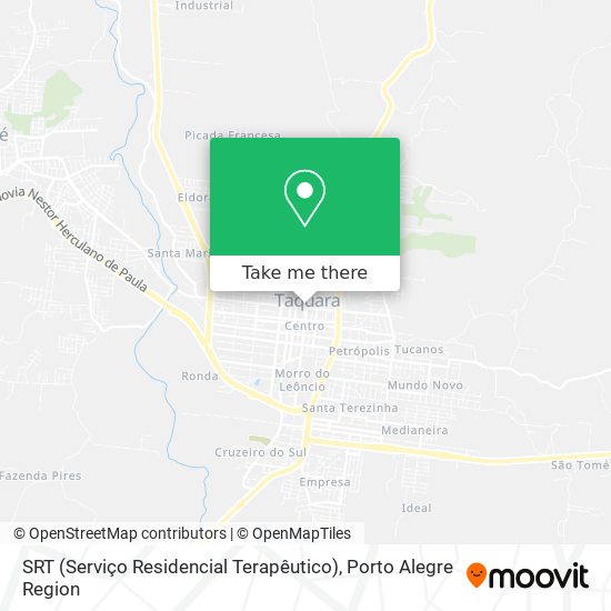 Mapa SRT (Serviço Residencial Terapêutico)