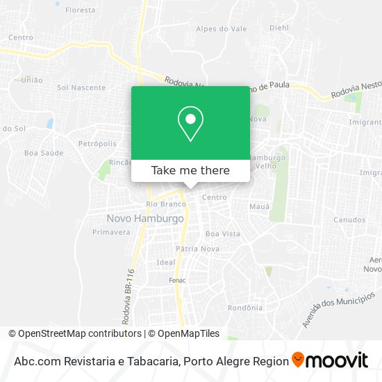 Mapa Abc.com Revistaria e Tabacaria