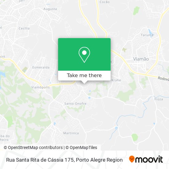 Mapa Rua Santa Rita de Cássia 175