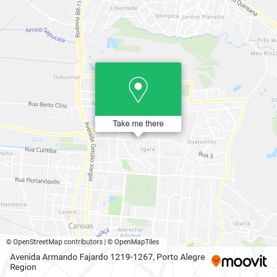 Mapa Avenida Armando Fajardo 1219-1267