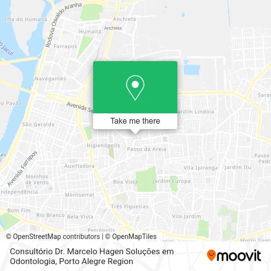 Consultório Dr. Marcelo Hagen Soluções em Odontologia map
