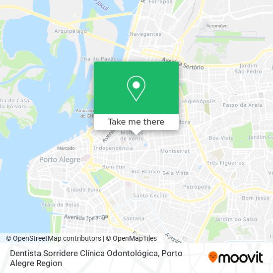 Dentista Sorridere Clínica Odontológica map