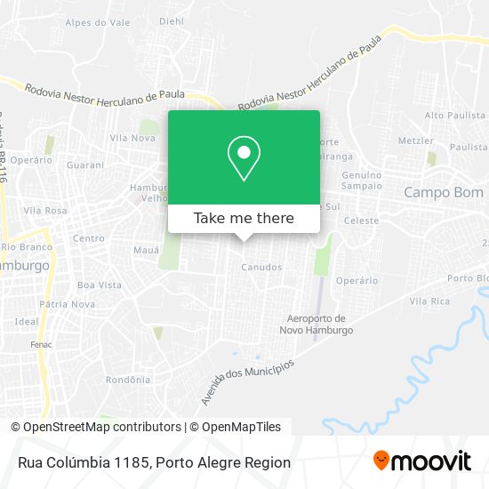 Rua Colúmbia 1185 map