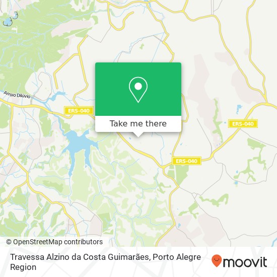 Travessa Alzino da Costa Guimarães map