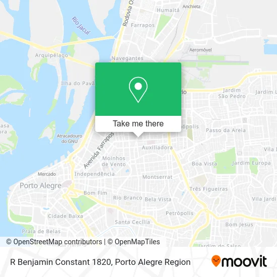 R Benjamin Constant 1820 map