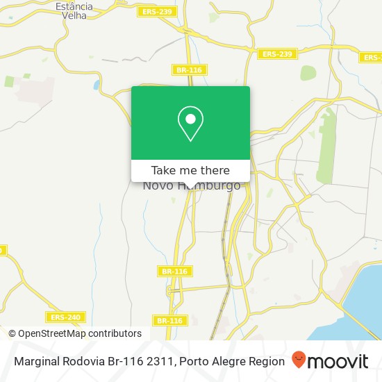 Marginal Rodovia Br-116 2311 map