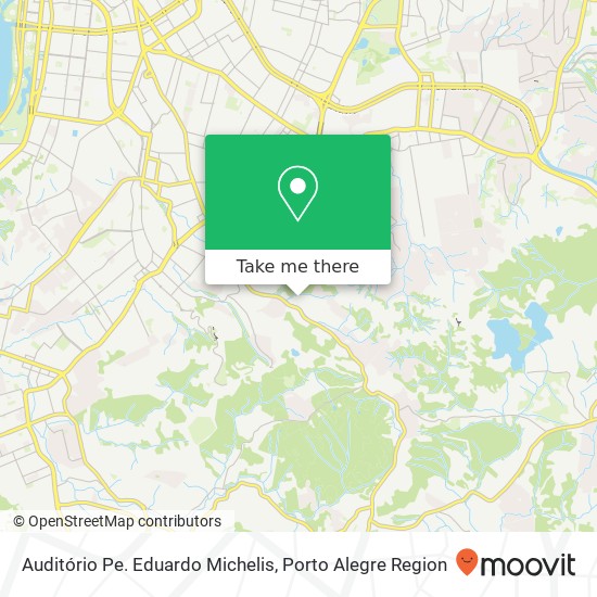 Mapa Auditório Pe. Eduardo Michelis