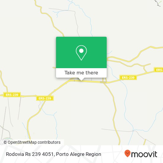 Rodovia Rs 239 4051 map