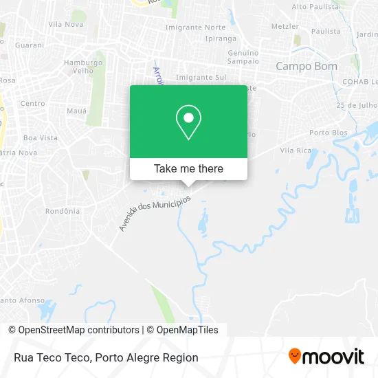 Rua Teco Teco map