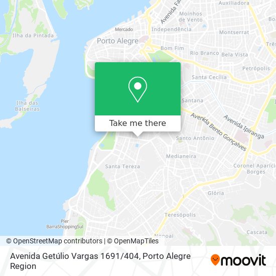 Mapa Avenida Getúlio Vargas 1691 / 404