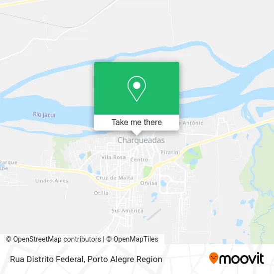 Rua Distrito Federal map