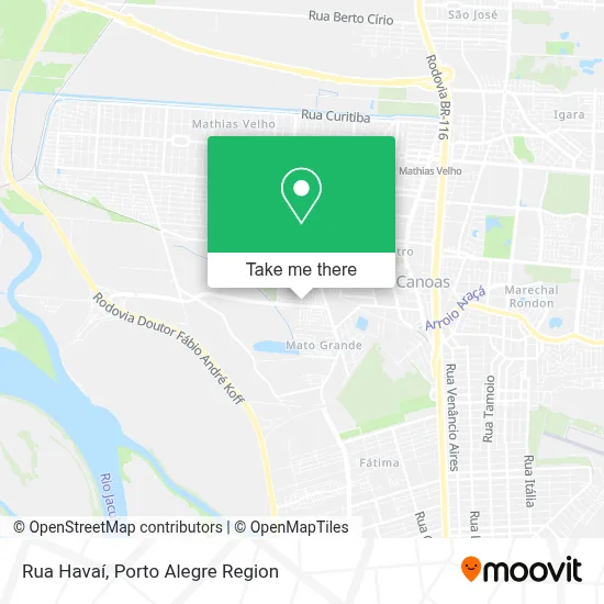 Rua Havaí map