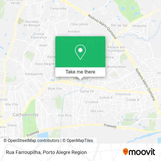 Rua Farroupilha map