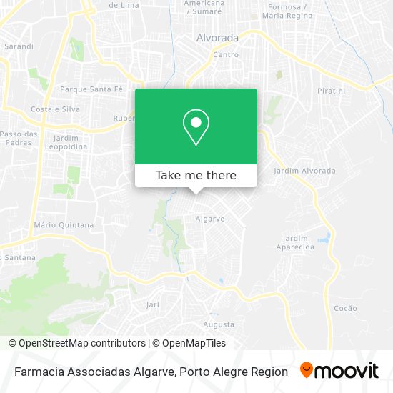 Farmacia Associadas Algarve map