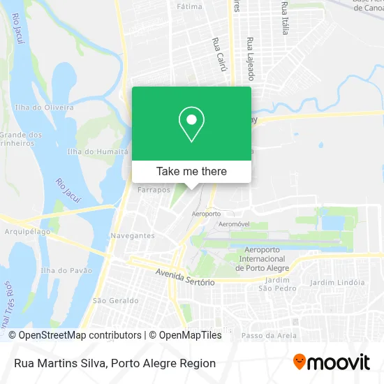 Rua Martins Silva map