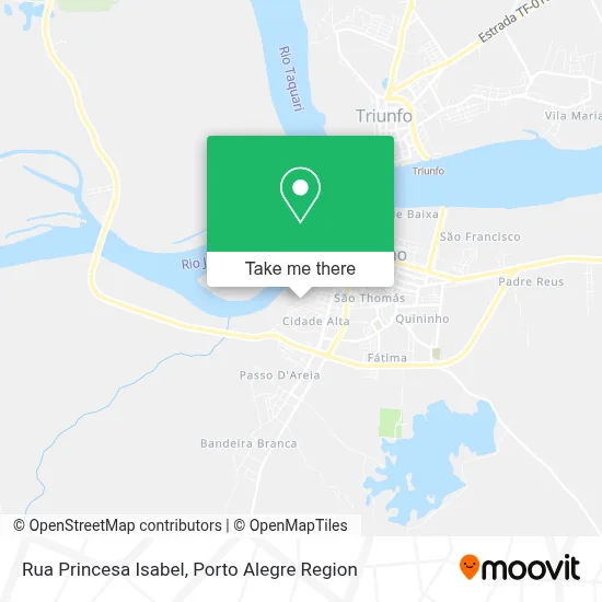 Rua Princesa Isabel map