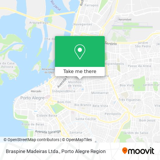 Braspine Madeiras Ltda. map