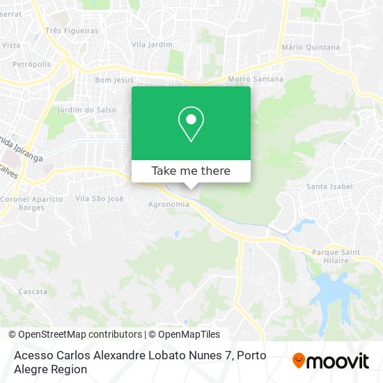 Mapa Acesso Carlos Alexandre Lobato Nunes 7