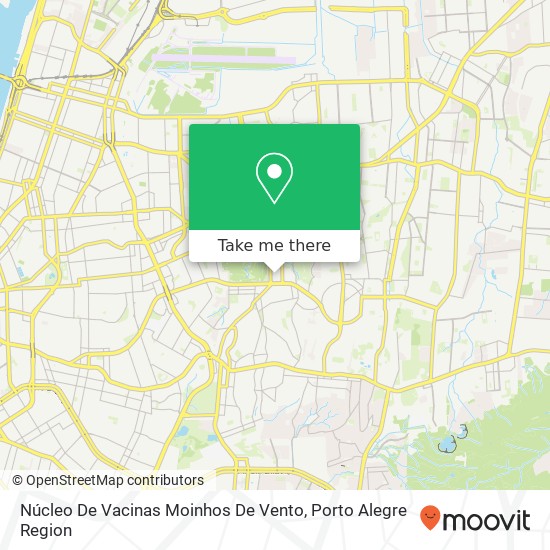 Núcleo De Vacinas Moinhos De Vento map