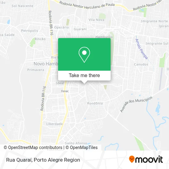 Rua Quaraí map
