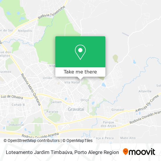 Loteamento Jardim Timbaúva map
