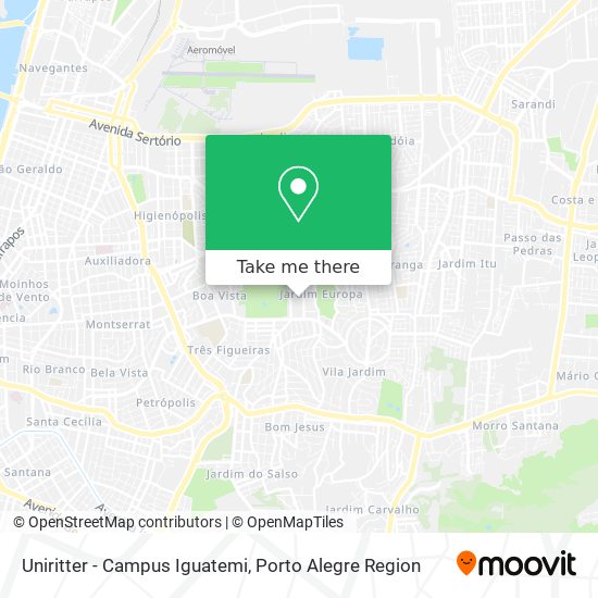 Uniritter - Campus Iguatemi map