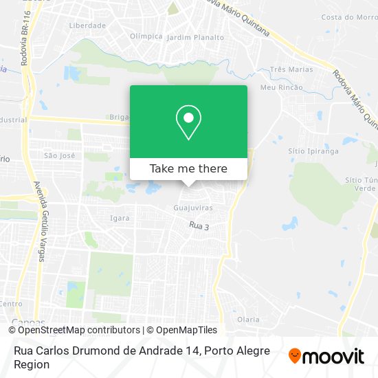 Rua Carlos Drumond de Andrade 14 map