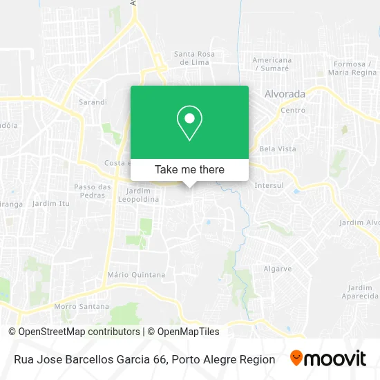 Rua Jose Barcellos Garcia 66 map