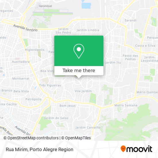 Rua Mirim map