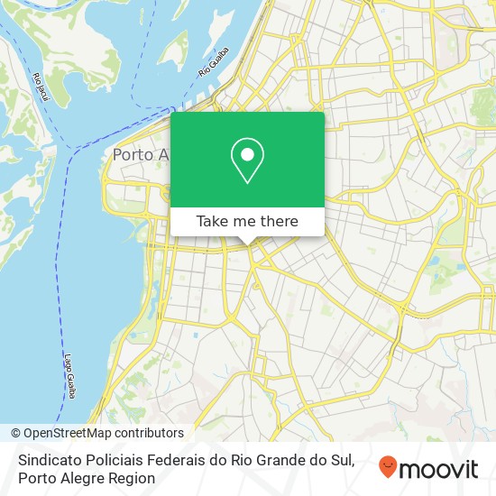 Mapa Sindicato Policiais Federais do Rio Grande do Sul