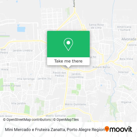 Mini Mercado e Fruteira Zanatta map