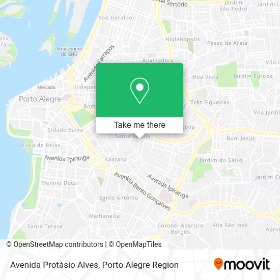 Avenida Protásio Alves map