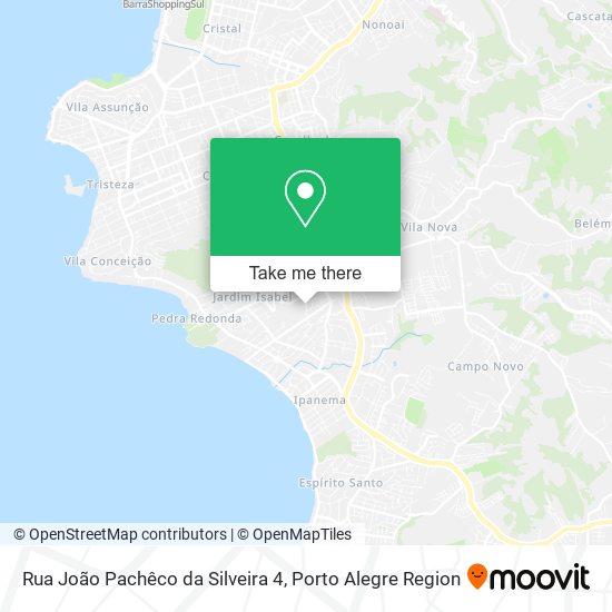 Mapa Rua João Pachêco da Silveira 4