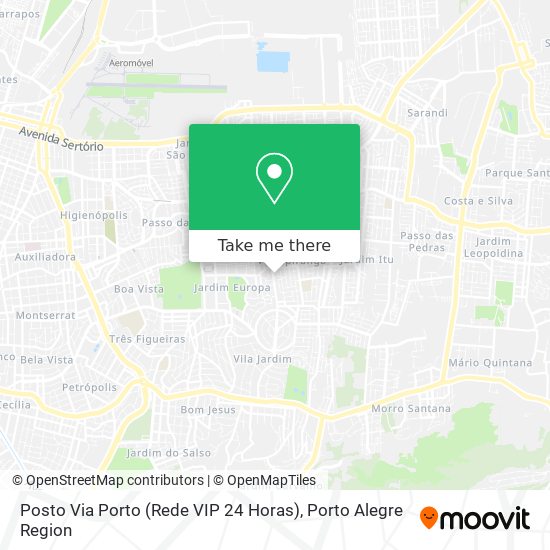 Posto Via Porto (Rede VIP 24 Horas) map