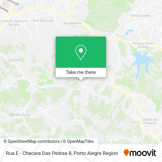 Rua E - Chacara Das Pedras 8 map