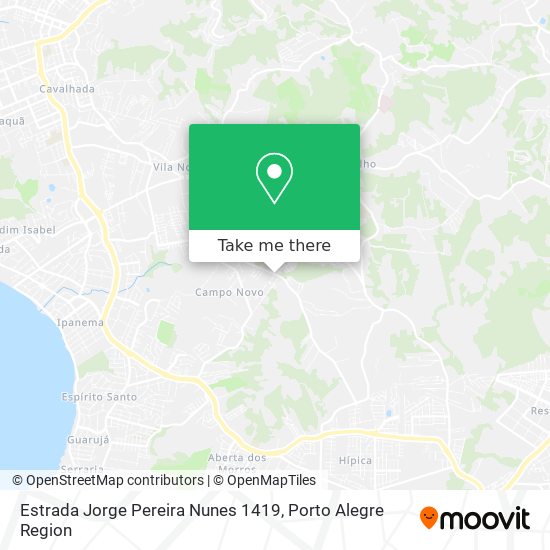 Estrada Jorge Pereira Nunes 1419 map