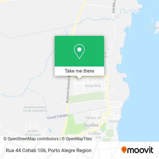Rua 44 Cohab 106 map