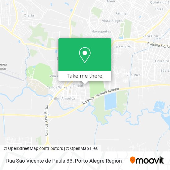 Mapa Rua São Vicente de Paula 33