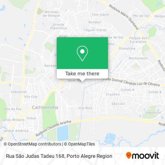 Rua São Judas Tadeu 168 map