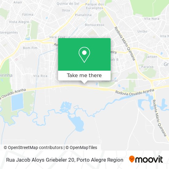 Mapa Rua Jacob Aloys Griebeler 20