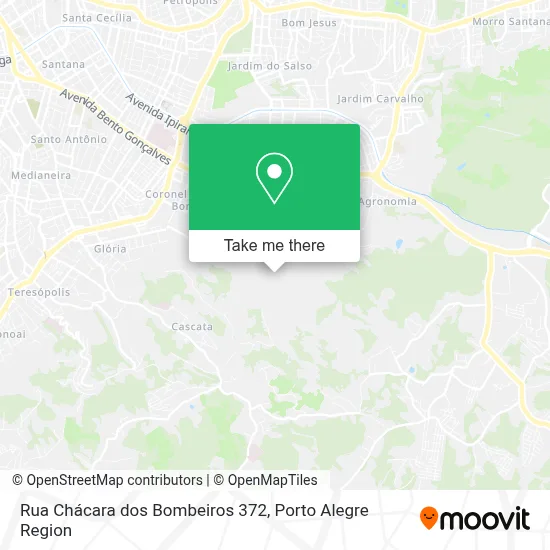 Rua Chácara dos Bombeiros 372 map