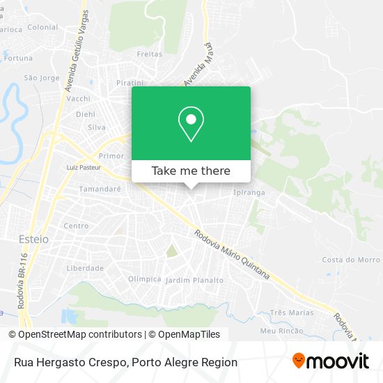 Rua Hergasto Crespo map