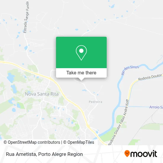 Rua Ametista map