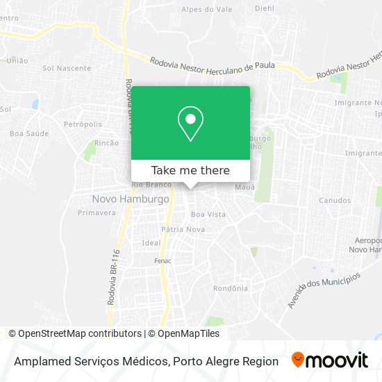 Amplamed Serviços Médicos map